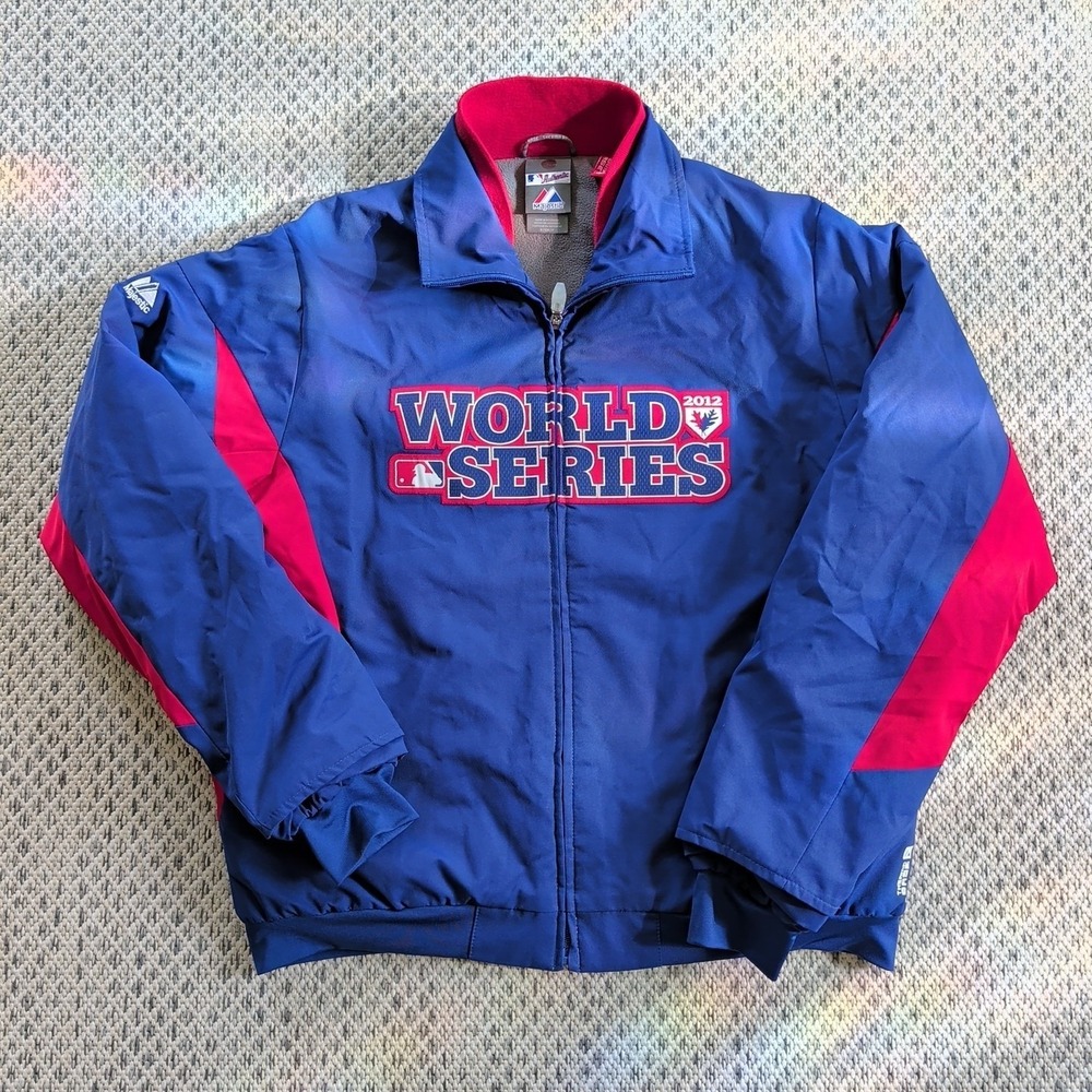 MLB World Series 2012 Dugout Jacket Giants v Tigers Majestic Therma Base Size Sm